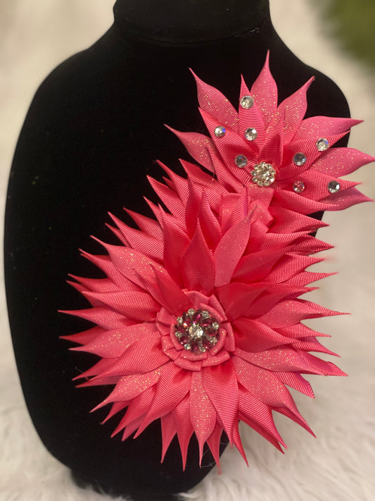 Two tier oversized brooch