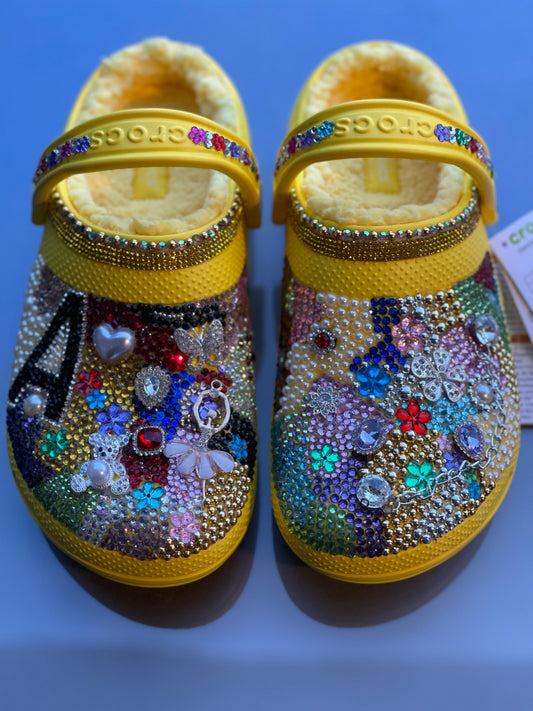 Luxury Fully Blinged Adult Crocs Shoes